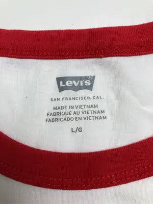 Levis/リーバイス/Tシャツ/カットソー/トップス/レッド/L