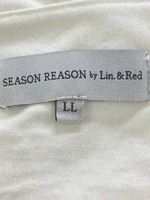 SEASON REASON by Lin.&Red/シーズンリーズンバイリンアンドレッド/Tシャツ/カットソー/トップス/ホワイト/LL