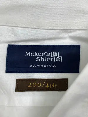 MAker`s Shirt/シャツ/ブラウス/トップス/ホワイト