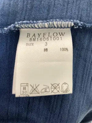BAYFLOW/ベイフロー/Tシャツ/カットソー/トップス/ブルー/3