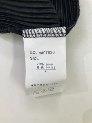 Tシャツ/カットソー/トップス/ブラック/L