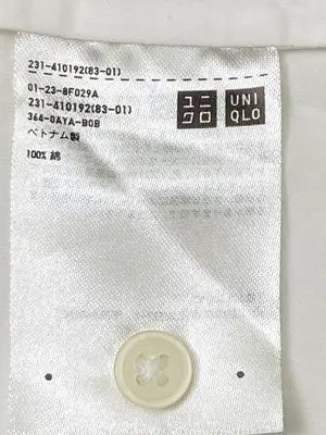 UNIQLO/ユニクロ/シャツ/ブラウス/トップス/ホワイト/S