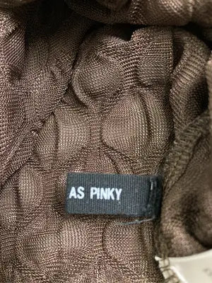 AS KNOW AS PINKY/アズノゥアズピンキー/Tシャツ/カットソー/トップス/ブラウン/M  バスト79～87　身長154～162