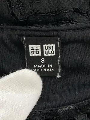 UNIQLO/ユニクロ/Tシャツ/カットソー/トップス/ブラック/S