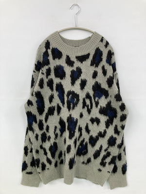 RE730/アールイーセブンサーティー/ニット/セーター/トップス/グレー/L