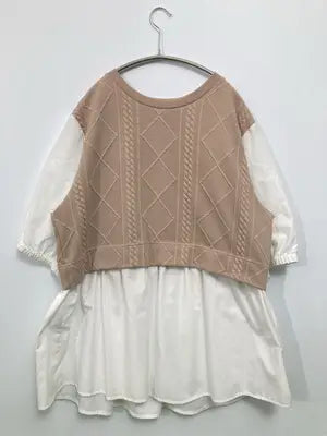 Lutique/ルティーク/Tシャツ/カットソー/トップス/ブラウン/4L   バスト107～115   身長154～162