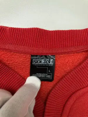 SOLJA H/スウェット/トップス/レッド/L