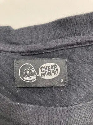 cheap monday/Tシャツ/カットソー/トップス/ブラック/S