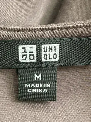 UNIQLO/ユニクロ/ワンピース/ワンピース/ドレス/ブラウン/M