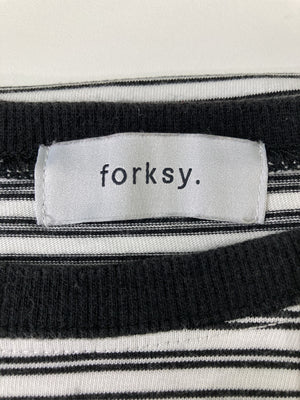forksy./フォルクシー/Tシャツ/カットソー/トップス/ブラック/F