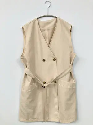 AS KNOW AS PINKY/アズノゥアズピンキー/ベスト/トップス/ベージュ/M