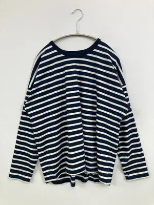UNIQLO/ユニクロ/Tシャツ/カットソー/トップス/ネイビー/L