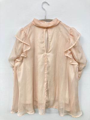 NICE CLAUP/ナイスクラップ/シャツ/ブラウス/トップス/オレンジ/F