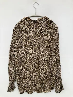 ZARA/ザラ/シャツ/ブラウス/トップス/ベージュ/EUR M/USA M/MEX 28