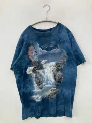 THE MOUNTAIN/ザマウンテン/Tシャツ/カットソー/トップス/ブルー/M