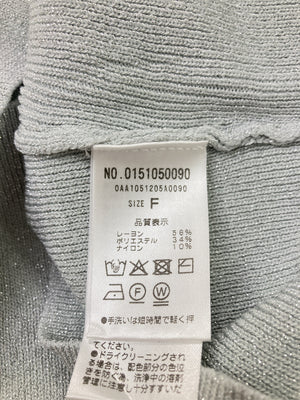 NICE CLAUP/ナイスクラップ/カーディガン/ボレロ/トップス/グレー/F