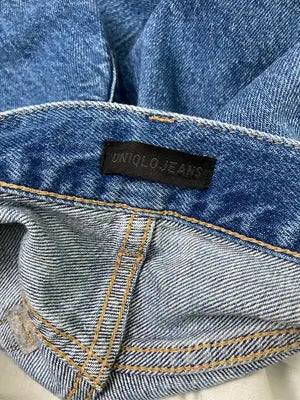 UNIQLO JEANS/ユニクロジーンズ/デニムパンツ/パンツ/ブルー/22(56cm)