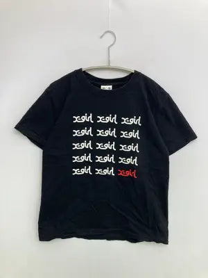 X-GIRL/エックスガール/Tシャツ/カットソー/トップス/ブラック/1