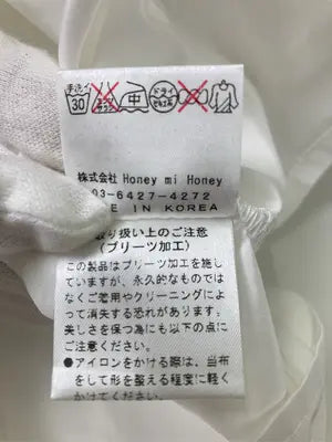 HONEY MI HONEY/ハニーミーハニー/シャツ/ブラウス/トップス/ホワイト/F
