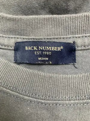 BACK NUMBER/バックナンバー/Tシャツ/カットソー/トップス/ブルー/MEDIUM