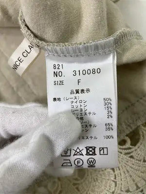 continuer de NICE CLAUP/コンティニューデナイスクラップ/ノースリーブ/トップス/ベージュ/F