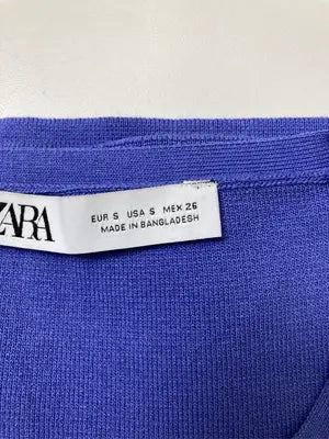 ZARA/ザラ/タンクトップ/トップス/ブルー/EUR S/USA S/MEX 26