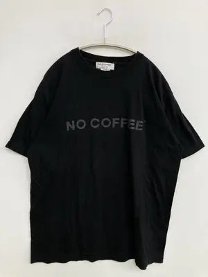 NO COFFEE/Tシャツ/カットソー/トップス/ブラック/XL