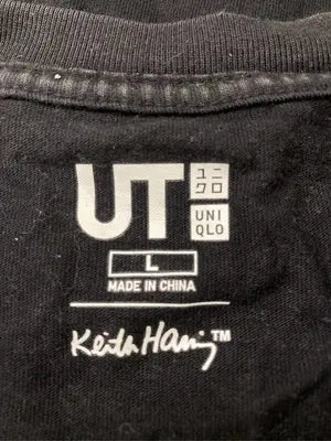 UNIQLO/ユニクロ/Tシャツ/カットソー/トップス/ブラック/L