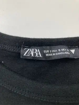 ZARA/ザラ/Tシャツ/カットソー/トップス/ブラック/S