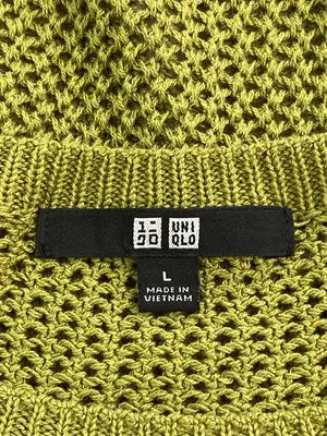 UNIQLO/ユニクロ/ニット/セーター/トップス/グリーン/L