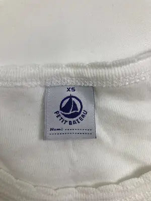 PETIT BATEAU/プチバトー/Tシャツ/カットソー/トップス/ホワイト/XS