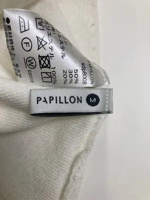PAPILLON/Tシャツ/カットソー/トップス/ホワイト/M