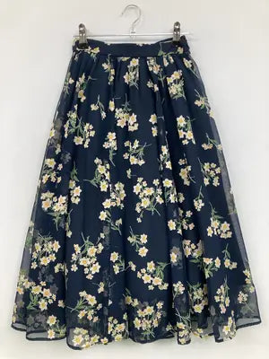 Noela/ノエラ/ロングスカート/スカート/ネイビー