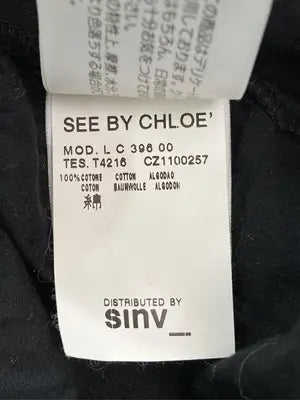 SEE BY CHLOE/シャツ/ブラウス/トップス/ブラック/38