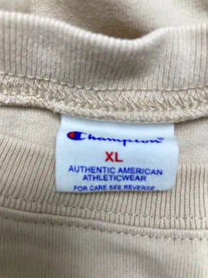CHAMPION/チャンピオン/Tシャツ/カットソー/トップス/ベージュ/XL
