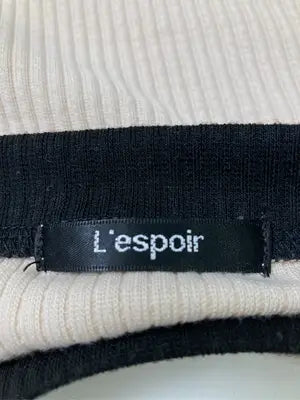 L’espoir/レスポワール/Tシャツ/カットソー/トップス/ベージュ/L