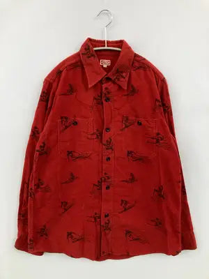 BC CLOTHING/シャツ/ブラウス/トップス/レッド/S