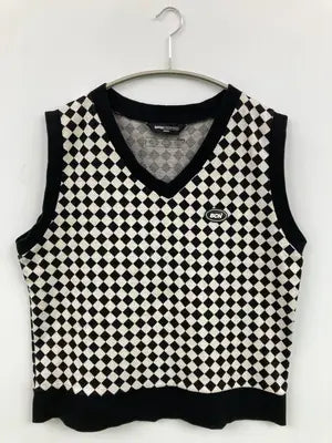 BASIC COTTON/ベーシックコットン/ベスト/トップス/ブラック