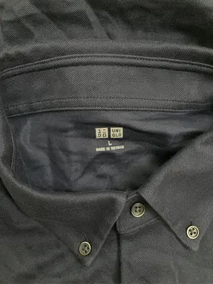 UNIQLO/ユニクロ/シャツ/ブラウス/トップス/ブラック/L
