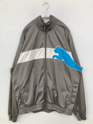 PUMA/プーマ/ジャージ/トラックジャケット/トップス/グレー/US XXL