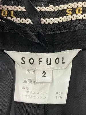 SOFUOL/スラックス/パンツ/ブラック/2