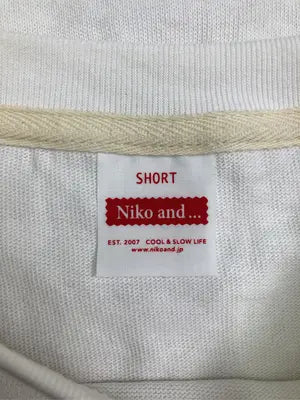 niko and .../ニコアンド/Tシャツ/カットソー/トップス/アイボリー/Short