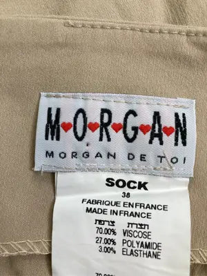 MORGAN DE TOI/ミモレ/半端丈スカート/スカート/ベージュ/38