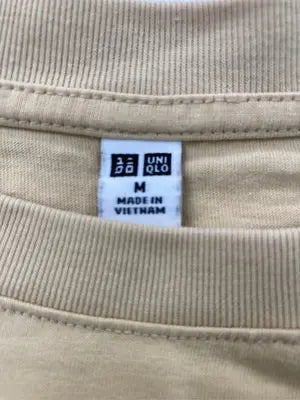 UNIQLO/ユニクロ/Tシャツ/カットソー/トップス/ベージュ/M