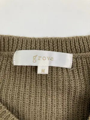 grove/グローブ/ベスト/トップス/ブラウン/M