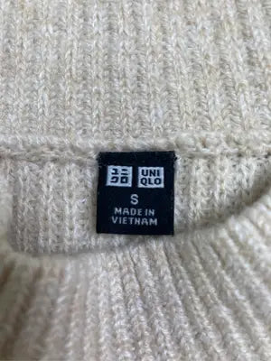 UNIQLO/ユニクロ/ニット/セーター/トップス/ベージュ/S
