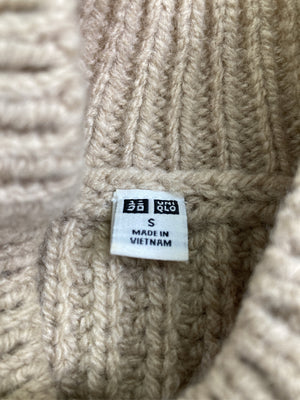 UNIQLO/ユニクロ/ニット/セーター/トップス/ベージュ/S