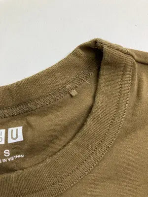 UNIQLO/ユニクロ/Tシャツ/カットソー/トップス/ブラウン/S
