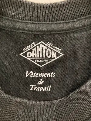 DANTON/ダントン/Tシャツ/カットソー/トップス/ブラック/表記無し