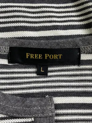 FREE PORT/Tシャツ/カットソー/トップス/グレー/L